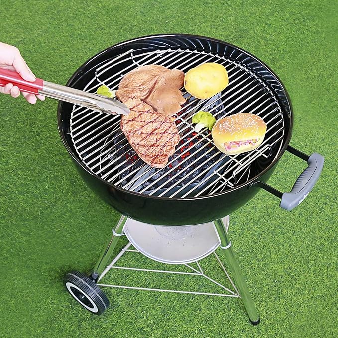 AJinTeby Heavy Duty Plated Steel Cooking Grate and Lower Grate, Charcoal Grate - Image 6