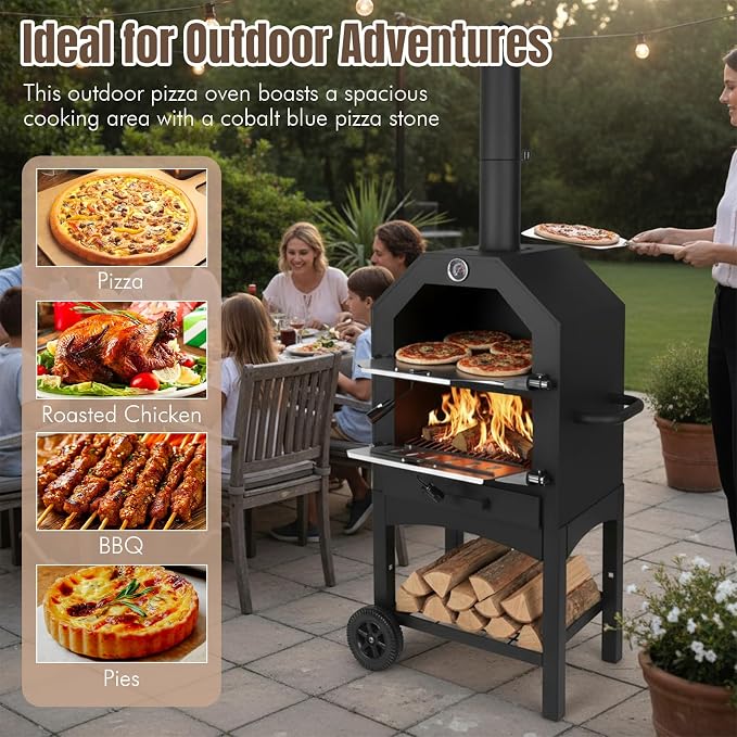Outdoor Wood Fired Pizza Oven - Image 3