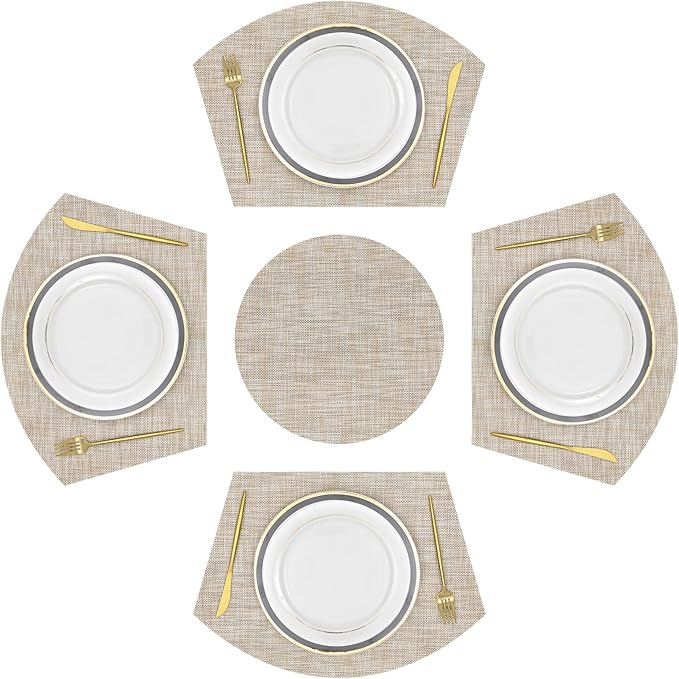 SHACOS Large Size Wedge Shape Placemats by SHACOS
