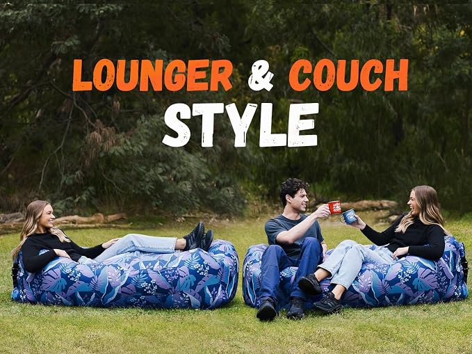 WEKAPO Inflatable Sun Lounger, Air Sofa, Waterproof and Leak-Proof, Picnics and - Image 7