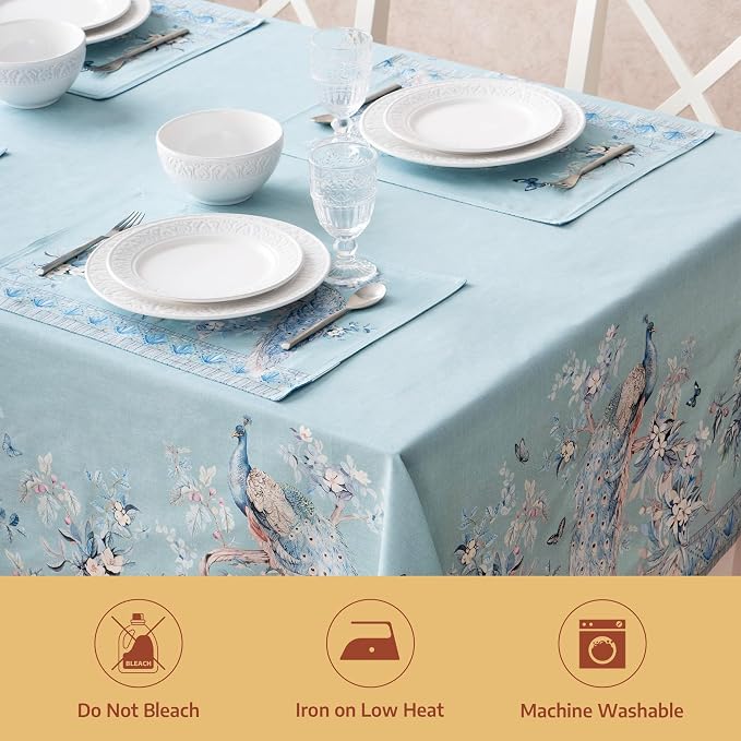Maison d' Hermine Premium Table Cloth Square Table 100% Combed Cotton 70 x 70 - Image 8