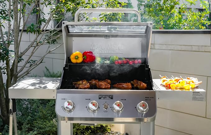 Monument Grills 4-Burner Liquid Propane Gas Grill - Image 8