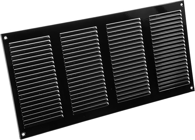 Vent Systems 16" x 8" Inch Black Metal Air Vent Cover - Image 8