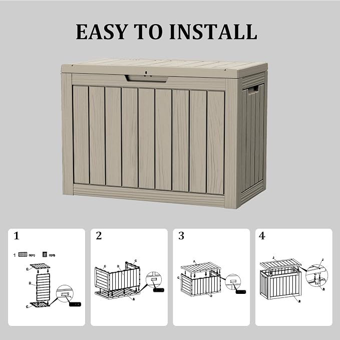 45 Gallon Patio Storage Box - Image 6