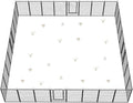 FXW Garden Fence Outdoor for The Yard – 50in x 83.5ft Heavy Duty Metal Animal by FXW