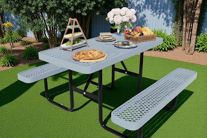 4 FT Heavy Duty Picnic Table by HIMcup