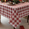 Waterproof Checkered Tablecloth Fabric by Essifunia