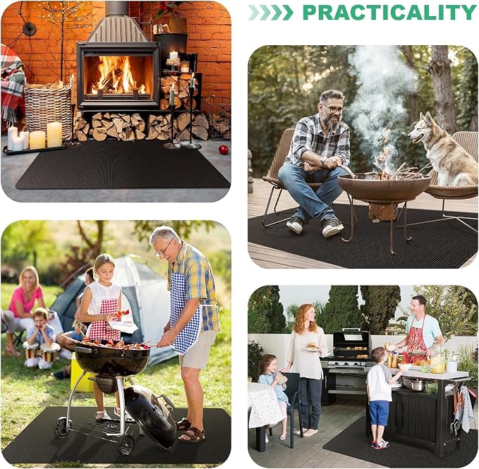 Large 90 x 52 inches Under Grill Mats - Image 7