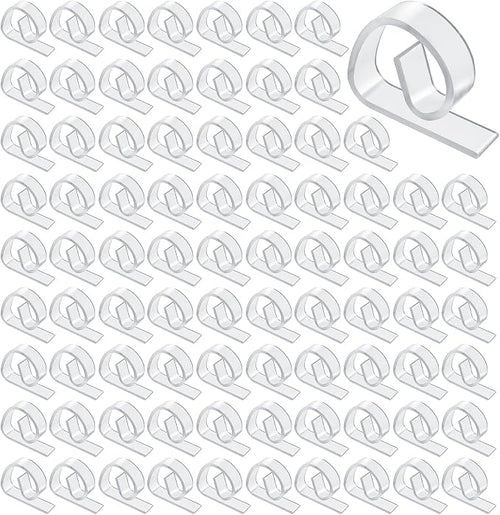 150PCS Transparent Clear Tablecloths Clips Bulk, Plastic Table Cloth Clips by Unknown