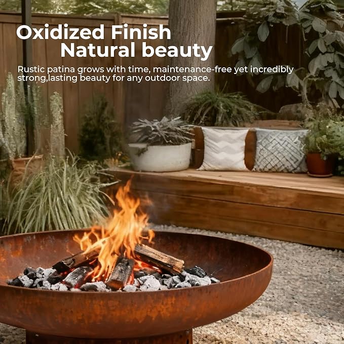 KOL 35" Dia. Heavy-Duty Fire Pit - Image 3