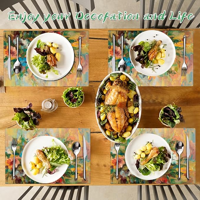 Spring Floral Placemats Set of 4 - Image 5