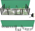 FXW Garden Fence Outdoor for The Yard – 24in x 15.2ft Heavy Duty Metal Animal by FXW