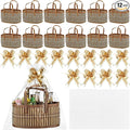 Reallnaive Baskets for Gifts Empty Sturdy Woven Bamboo Gift Basket by Unknown