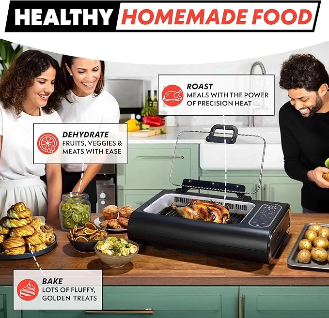 Gourmia Smokeless Indoor Grill & Air Fryer - Image 7