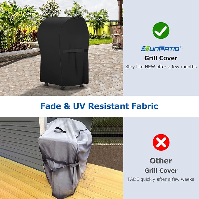 SunPatio 2 Burner Grill Cover 30 Inch, Heavy Duty Waterproof Small BBQ Cover - Image 3