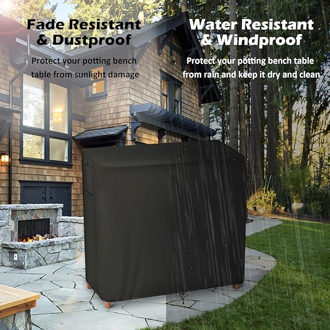 Outdoor Kitchen Cabinet Cover 39.4x18.1x35.8, Waterproof Covers - Image 5