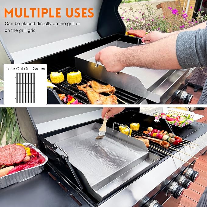GGC 16" x 12.5" Flat Top Griddle Plate - Image 5