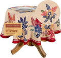 Maison d' Hermine Table Cloth Round Table 100% Cotton 63 Inches Fall Tablecloth by MaisondHermine