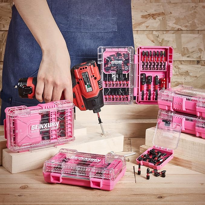56Pieces Impact Screwdriver Bits Set, Magnetic S2 Steel - Image 9