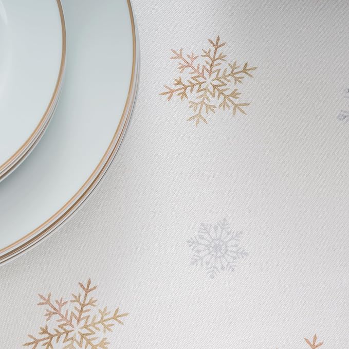 Maison d' Hermine Table Cloth Round Table 100% Cotton 63 Inches Fall Tablecloth - Image 8