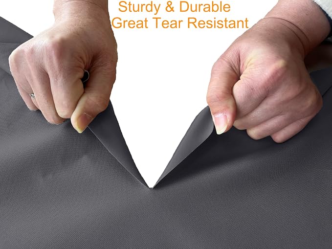 Fire Pit Cover 600D Heavy Duty Waterproof Fabric - Image 7