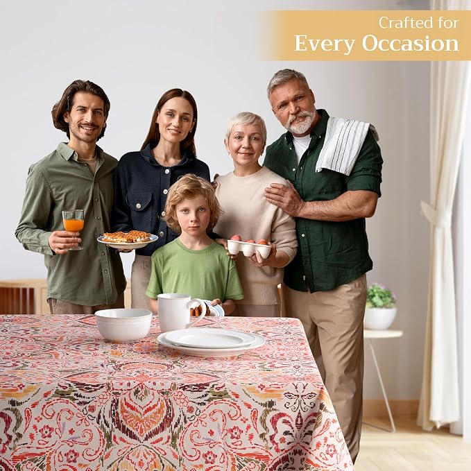 Maison d' Hermine Table Cloth Square Table 100% Cotton 54 x 54 Inches Fall - Image 6