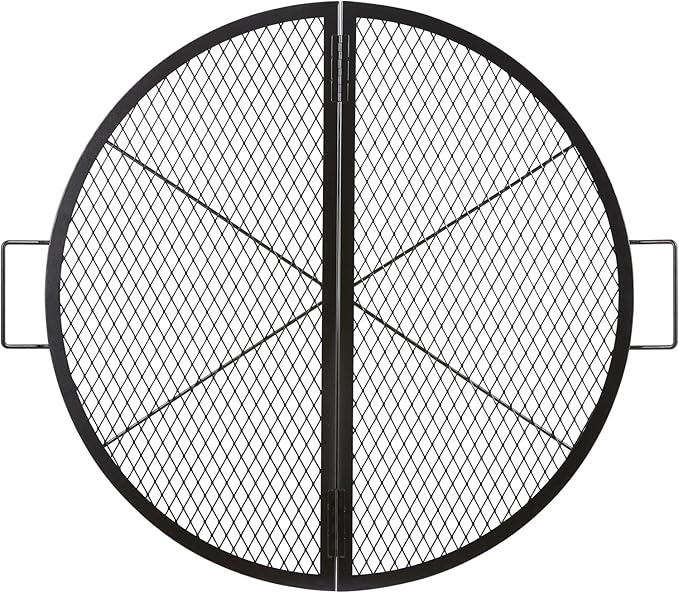 VEVOR X-Marks Fire Pit Grill Grate, Foldable Round Cooking Grate, Heavy Duty - Image 9