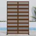 Casaphoria 72" H x 47" W Metal Outdoor Privacy Screen, Freestanding Decorative by Casaphoria