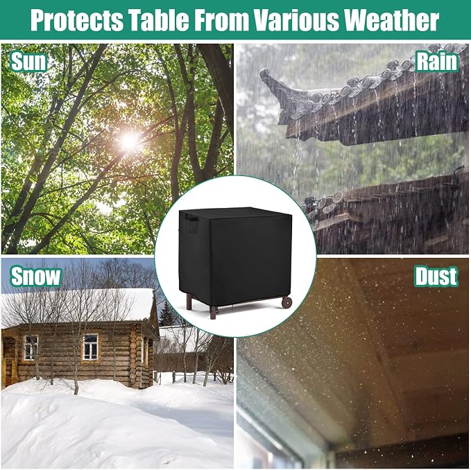 Outdoor Dining Cart Cover for Torva Outdoor Prep Cart Dining Table, Waterproof - Image 6