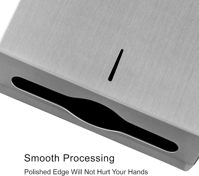 Commercial Paper Towel Dispenser Wall Mount Bathroom, 250 C Fold / 300 - Image 6