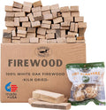 Superior Trading Oak Mini Fire Wood w/Fire Starter Pods, Winter Fireplace by SuperiorTradingCo
