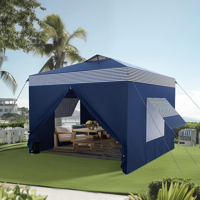 PHI VILLA 10x10 Pop Up Canopy Tent - Image 8
