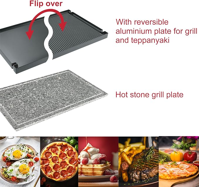 TAMARIT Raclette 3-in-1 Electric Grill - Image 3