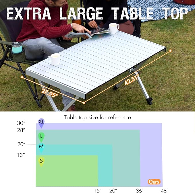 PORTAL Folding Outdoor Camping Table - Image 2