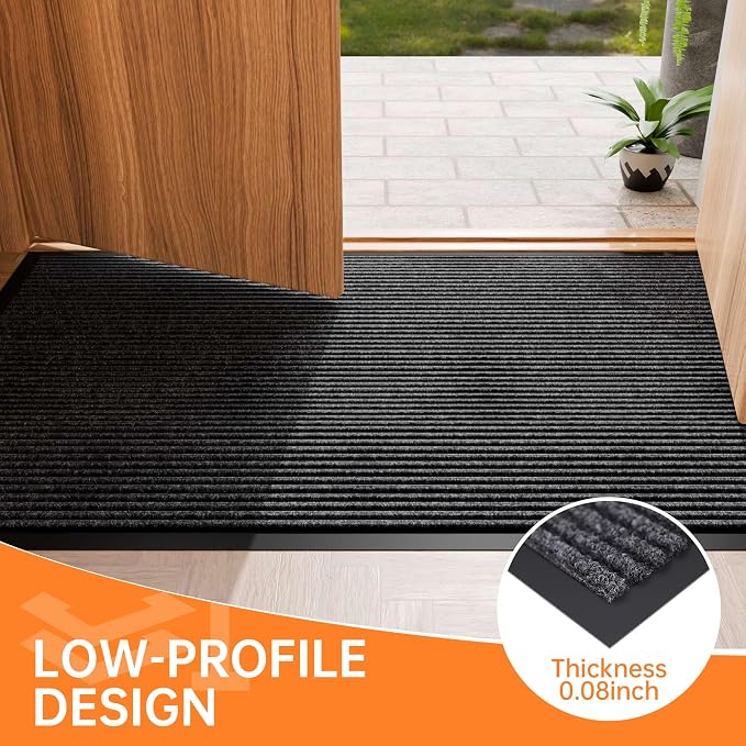 Indoor Outdoor Door Mat, 5’ x 4' Doormat - Image 7