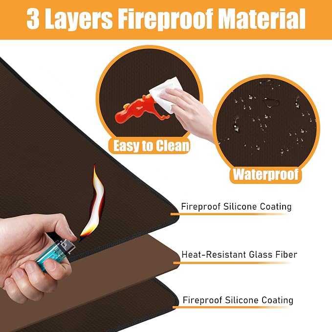 Coffee 15x18 Inch Heat Resistant Mat - Image 2