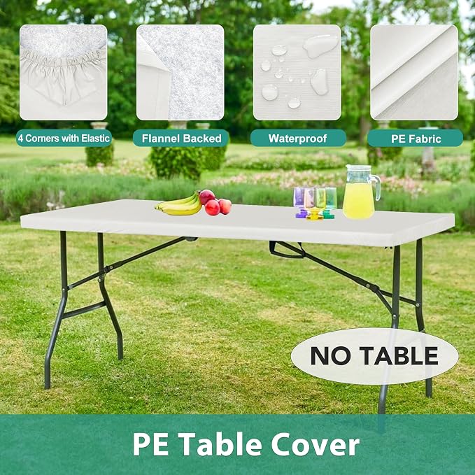 LUSHVIDA 6 Packs Vinyl Tablecloths - Image 8