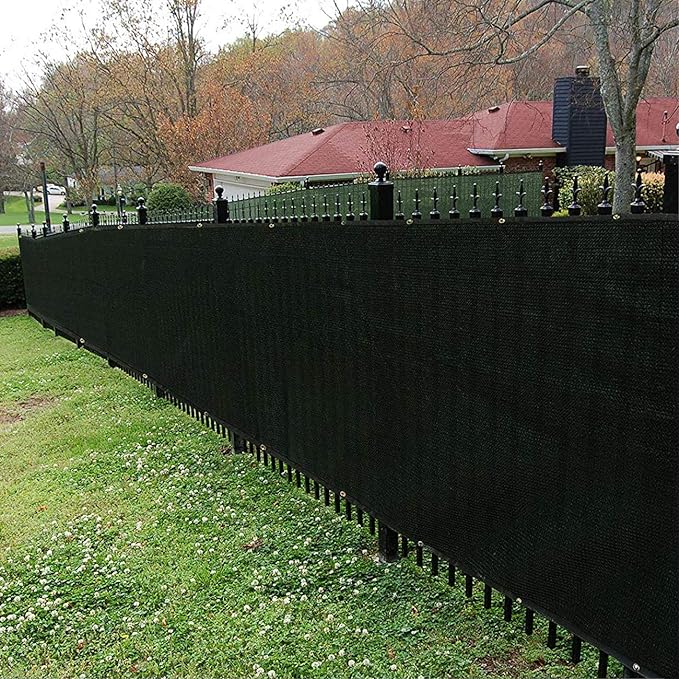 Sunnyglade 6 feet x 50 feet Privacy Screen Fence Heavy Duty Fencing Mesh Shade - Image 6