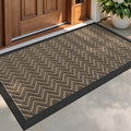 DEXI Front Door Mat Outside Entrance, 3x5 ft Rubber Entry Doormat Heavy Duty by DEXI