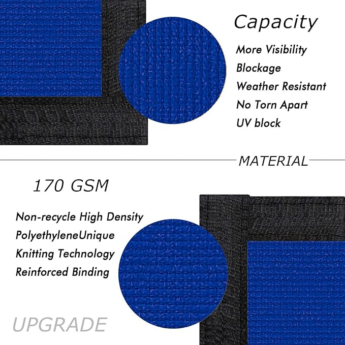 UPGRADE Privacy Screen 4' x 50' Fence Commercial Shade Cover - Image 2