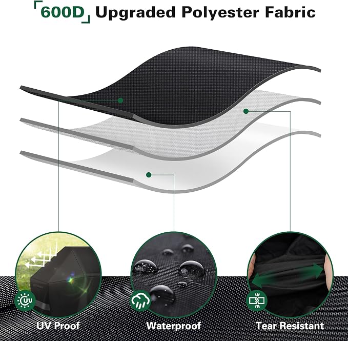 Heavy Duty 600D Grill Cover Fit - Image 3