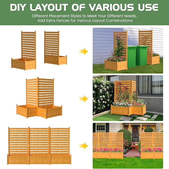 Air Conditioner Fence, Wood Decorative Fences - Image 5