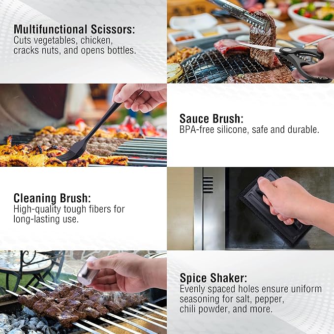 128 PCS Griddle Accessories Kit - Image 7
