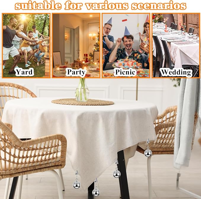 12 Pcs Heavy Duty Tablecloth Weights Spherical Stainless Steel Balls - Image 7