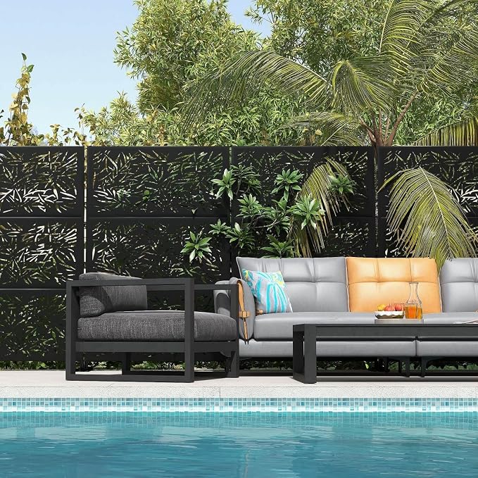 Elevens Patio Privacy Screen Balcony Decorative Screen Set - Image 5