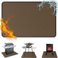 Anze Under Grill Mat for Outdoor Grill, 36x48 Inch Anti-Slip BBQ Floor Mats by Anze