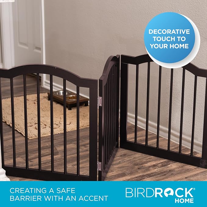 INTERNET'S BEST Arched Top Dog Gate | 3 Panel, and Porch | Portable, Extra Wide - Image 4