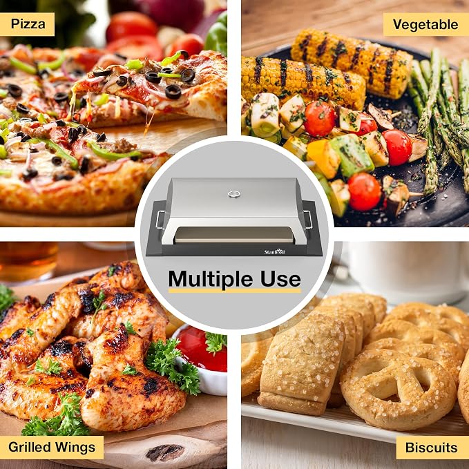 Stanbroil Outdoor Pizza Oven for Blackstone 22" 28" 36" Flat Top Gas Grill - Image 7