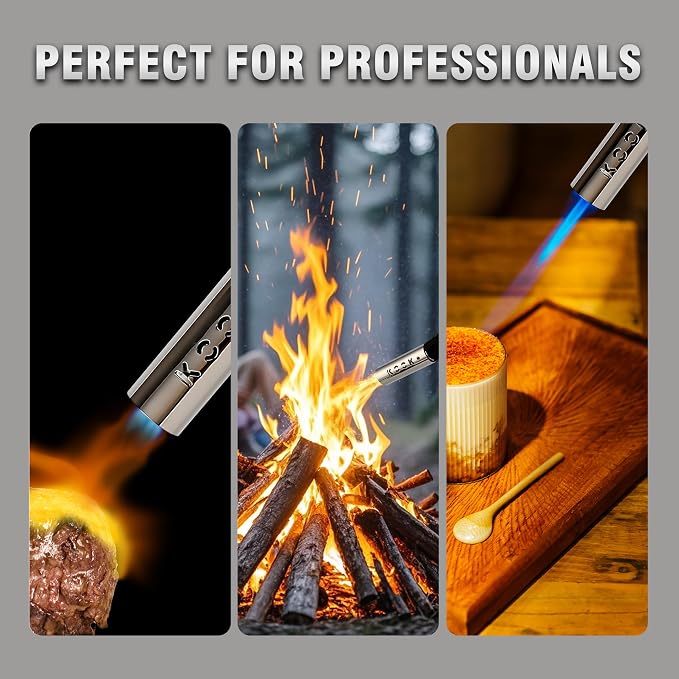 BLAZEAL Propane Torch Kit with 4x MAPP Gas, 4-Flame Blow Torch Head with - Image 6