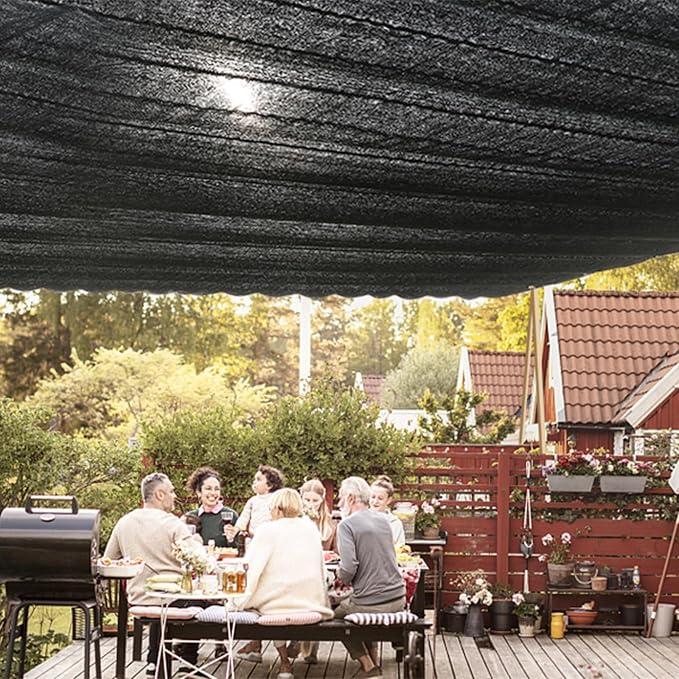 QLOFEI 18 x 24 FT Shade Cloth for Garden, 80% Sunblock Shade Neting Cover - Image 8